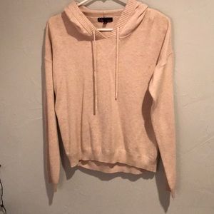 Hooded sweater beige